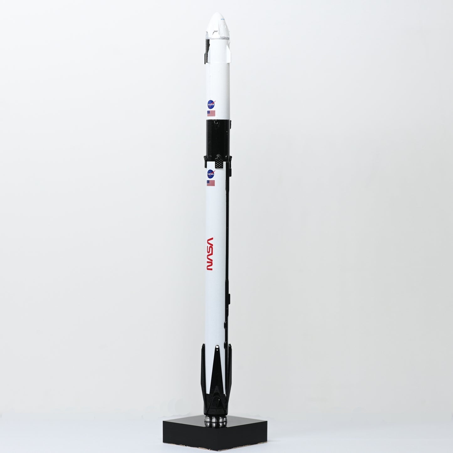 1:233 29CM SpaceX Falcon 9 Crew Dragon Elon Musk Rocket ABS Resin Diecast Model