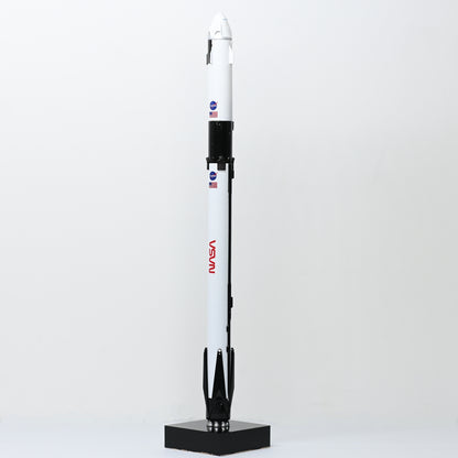 1:233 29CM SpaceX Falcon 9 Crew Dragon Elon Musk Rocket ABS Resin Diecast Model
