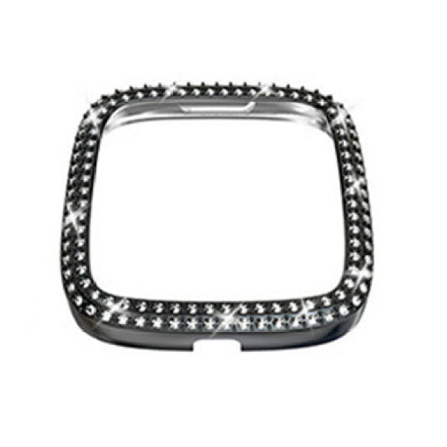 Hard Plastic Shiny Crystal Watch Case Frame For Fitbit Versa 2 Smart Watch ee