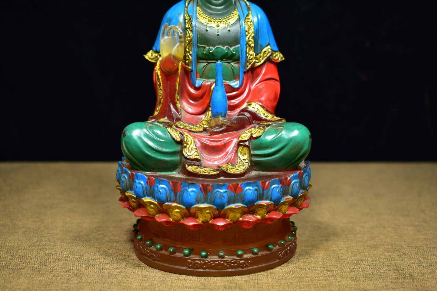 Antique Collection: Ancient Method, Colorful Glass Drawing, Clean Bottle, Guan