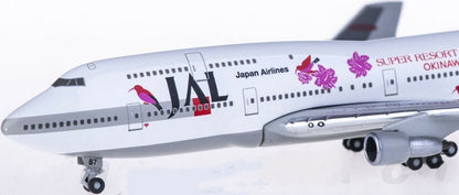 1:500 Hogan Japan Airlines JAL BOEING 747-300 Passenger Airplane Diecast Model