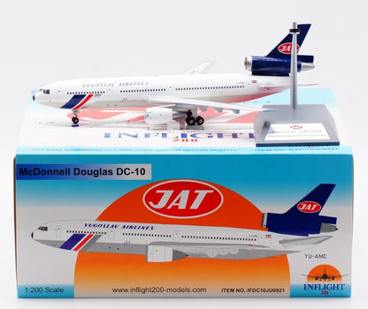 1:200 InFlight JAT YUGOSLAV AIRLINES McDonnell Douglas DC-10 Plane Diecast Model