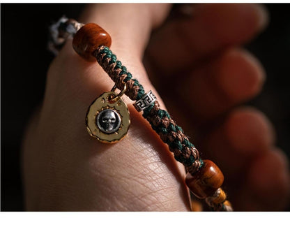 Tibetan Bracelet Handwoven Ethnic Style Blessing Adjustable Hand Accessory