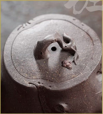 220cc chinese Yixing Handmade Zisha teapot TianQing ShuZhuang Gongfu Hu Tea Pot