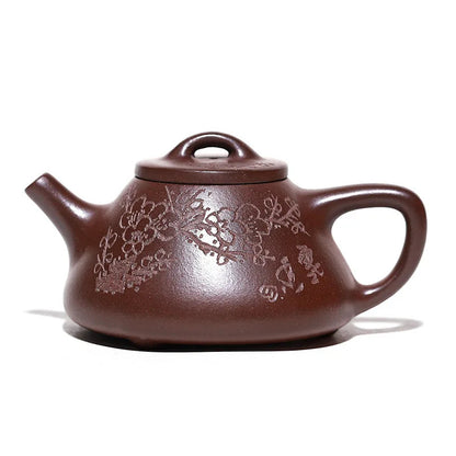 100ML Yixing Purple Clay Teapots Handmade plum blossom Kettle Zisha Tea Set Gift