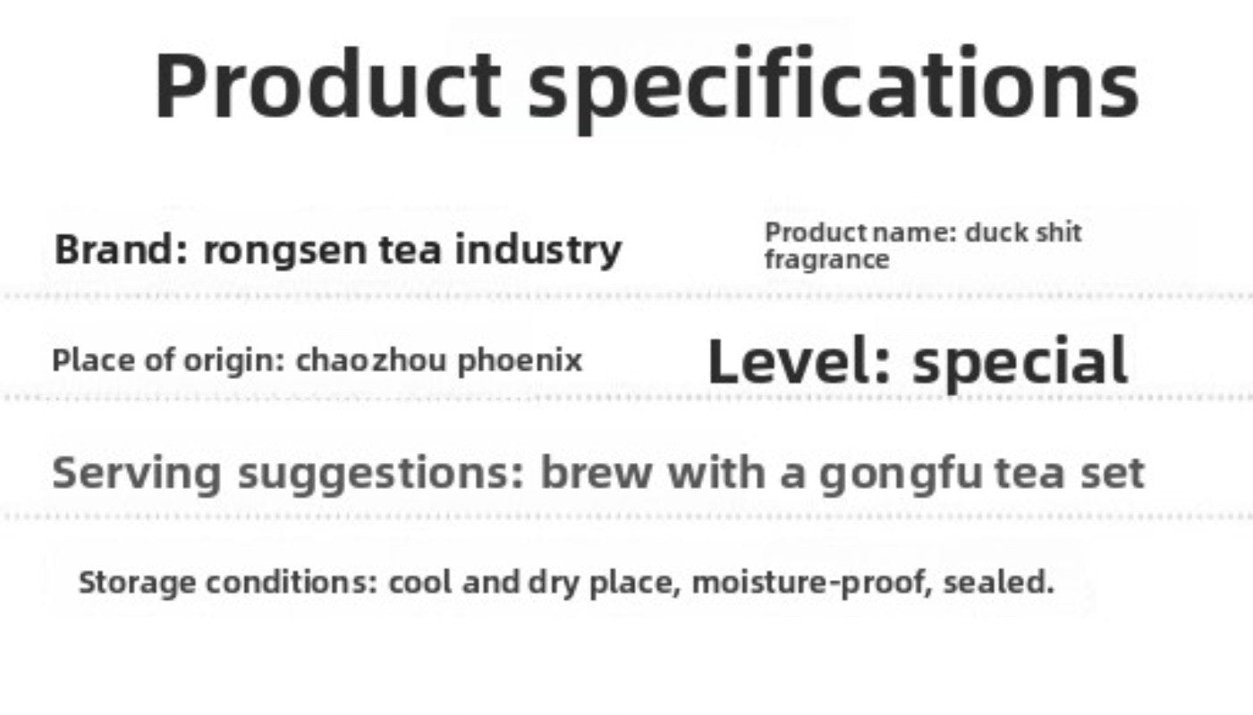 125g Chaozhou Phoenix Dancong Tea Qing Aroma Type Duck Shi Aroma Premium Tea