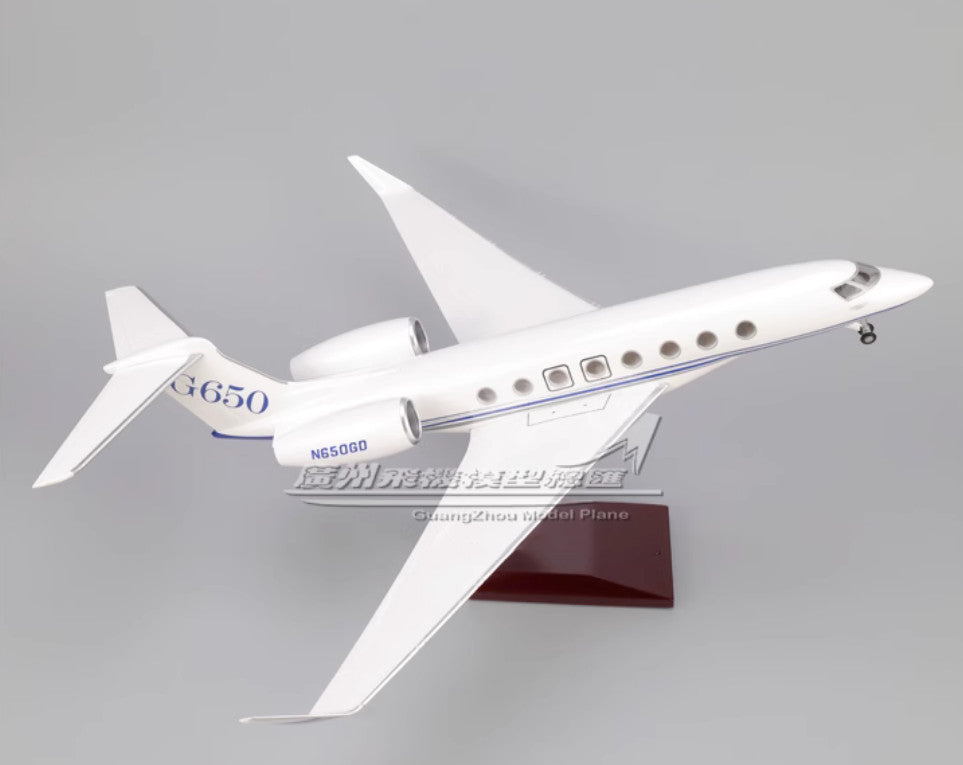 45CM 1:50 Gulfstream G650 Business Airplane Landing gears Resin Aircraft Model