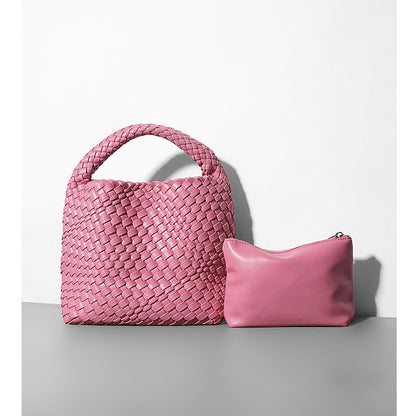 Luxury Woven Tote Bags Style Fashion Large Shoulder Bag Handbag Shopping Purse
