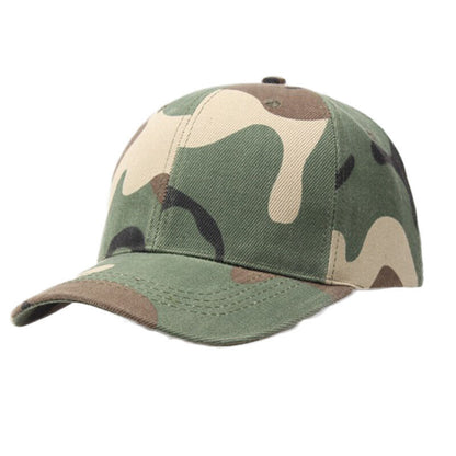 Mens Womens Camouflage Baseball Cap Army Hat Camo Military Fishing Leisure Cap~