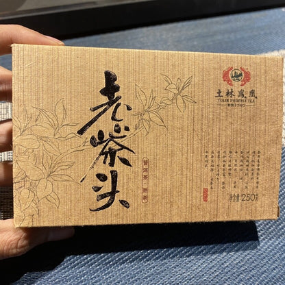 LAO CHA TOU 2017 Yunnan TuLin Phoenix Feng Huang Puer Tea Brick Ripe Puerh 250g
