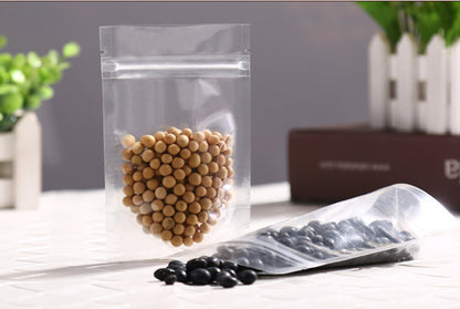 Resealable Stand Up Bags Clear Plastic Self Seal Bag Food Pouches Packaging
