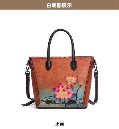 Brighton Fashionista Diva Glam Girls Slim Expandable Leather Shoulder Tote Bag
