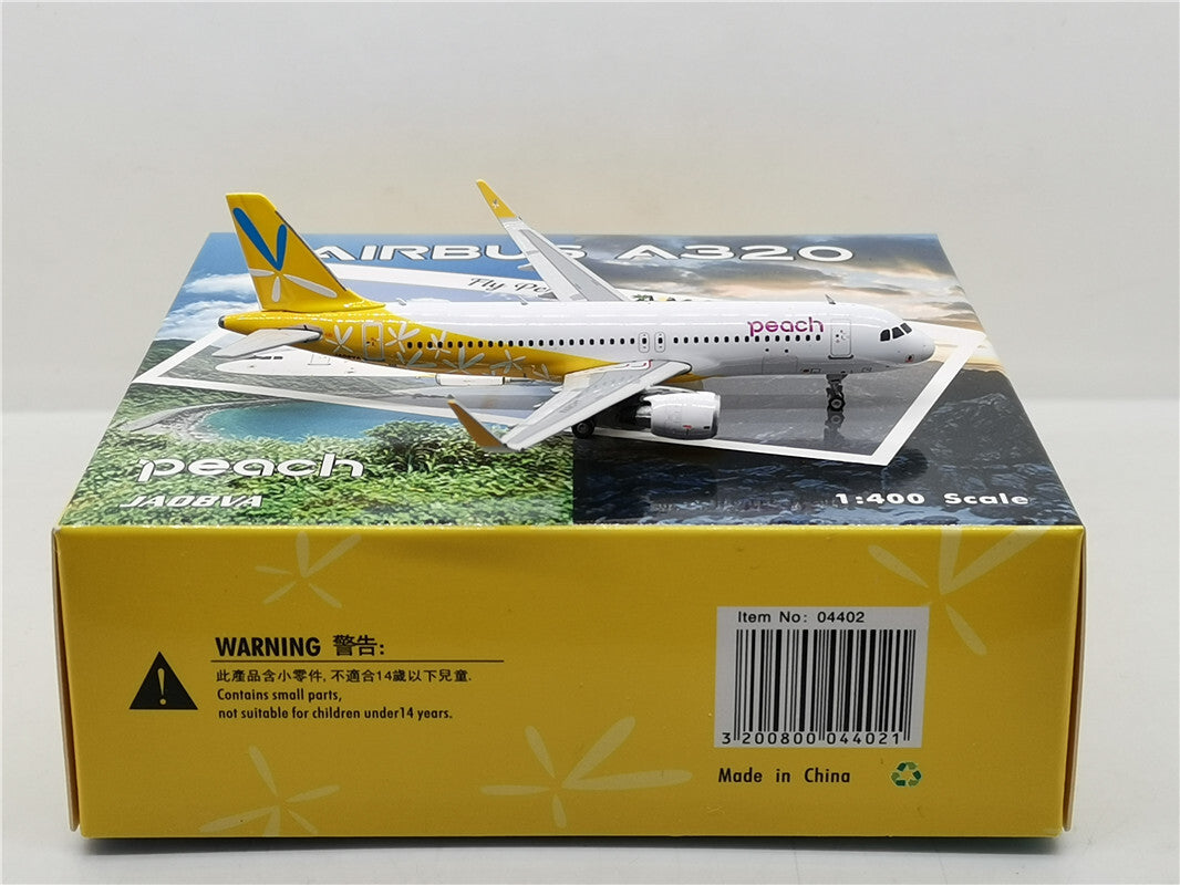 1:400 Phoenix Peach AIRBUS A320 Airplane Diecast Aircraft Plane Model
