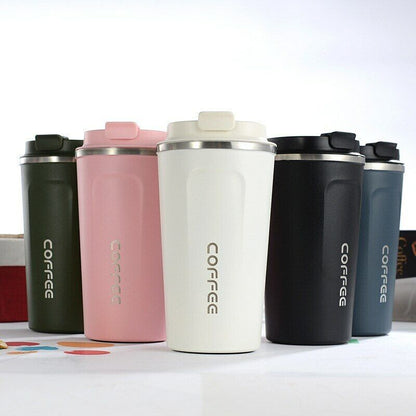 1Pc Stainless Steel Coffee Mug Thickened Thermos Mugs Double Wall Vacuum Flask