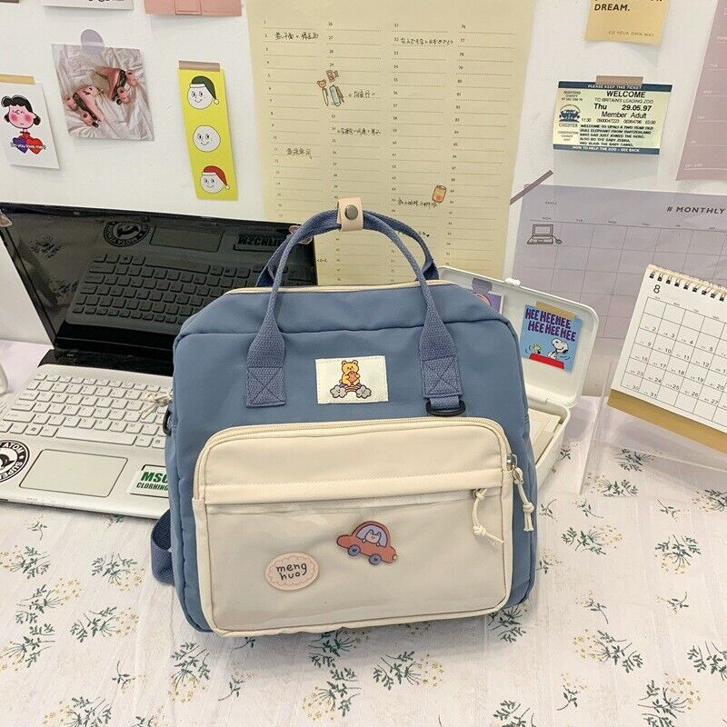 Lovely Multifunctional Backpack Teenage Girls Buckle Portable Female Travel Bags