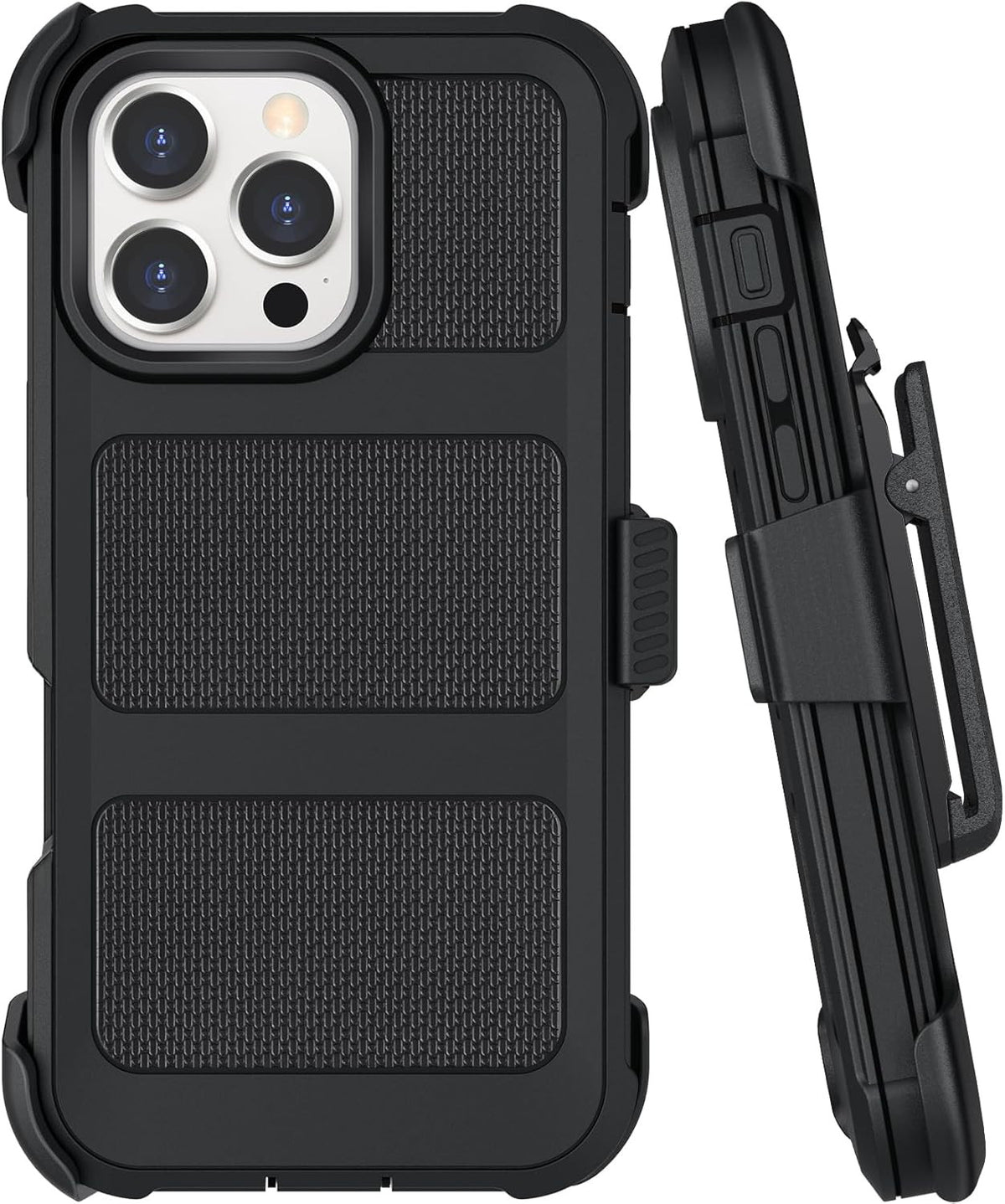 Belt Clip Holster Compatible with Iphone 16 Pro Max Defender Case with 360° Rota