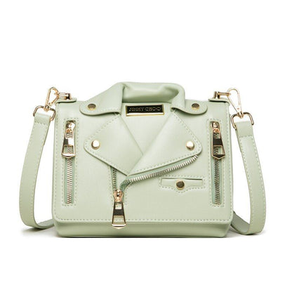 Synthetic Leather Shoulder Crossbody Bags Jacket Shape Totes Purses 22*10*16 CM