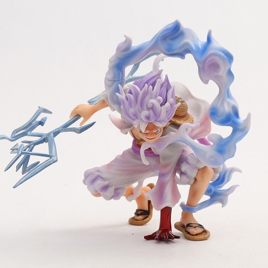One Piece Gear 5 Sun God Nika Luffy PVC Action Figure Toy Statue Model Doll Gift