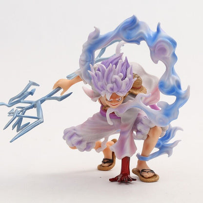 One Piece Gear 5 Sun God Nika Luffy PVC Action Figure Toy Statue Model Doll Gift