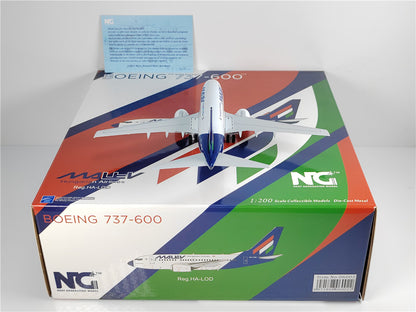 1:200 NG Model Hungarian Airlines B737-600 Airplane Diecast Aircraft Model