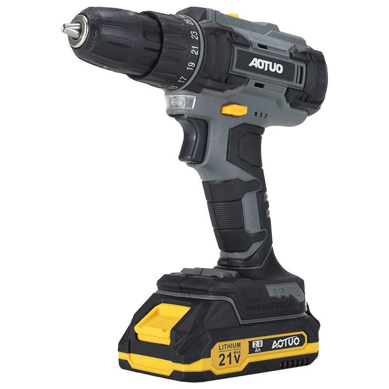 Household multi-function rechargeable electric drill with high power and brush04
