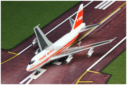 1:400 GeminiJets TRANS WORLD BOEING B747SP Airplane Diecast Plane Aircraft Model