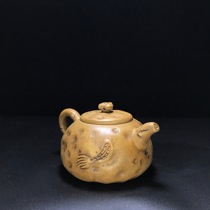 Chinese Yixing Zisha Clay Handmade Exquisite Teapot （供春 底款：时大彬）