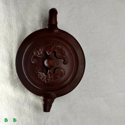 Chinese Yixing Zisha Clay Handmade Exquisite Teapot （祝福 底款：朱可心）