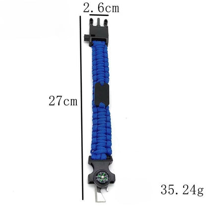 Outdoor multifunctional survival umbrella rope bracelet, survival knife bracelet