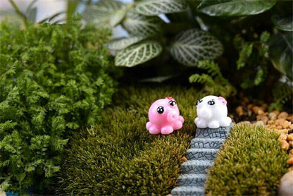 Mini 8pcs Small Octopus Decoration Supplies Moss Micro Landscape Garden Deco