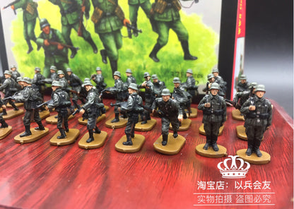 1/72 37Pcs World War II German Infantry Soldier Model