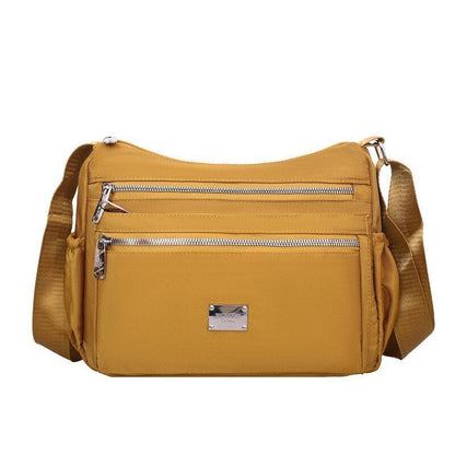 Women Shoulder Bag Waterproof Oxford Handbag Crossbody Soft Tote Purse 22*8*17CM