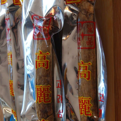 Red Ginseng Root 1pc Offer 10 Years Dry Ginseng Root Health Herbal Tea 高丽参