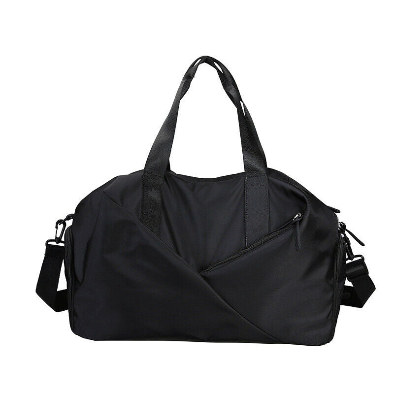 Solid Shoulder Bags Dry and Wet Separation Waterproof Sports Gym Bag Male Female
