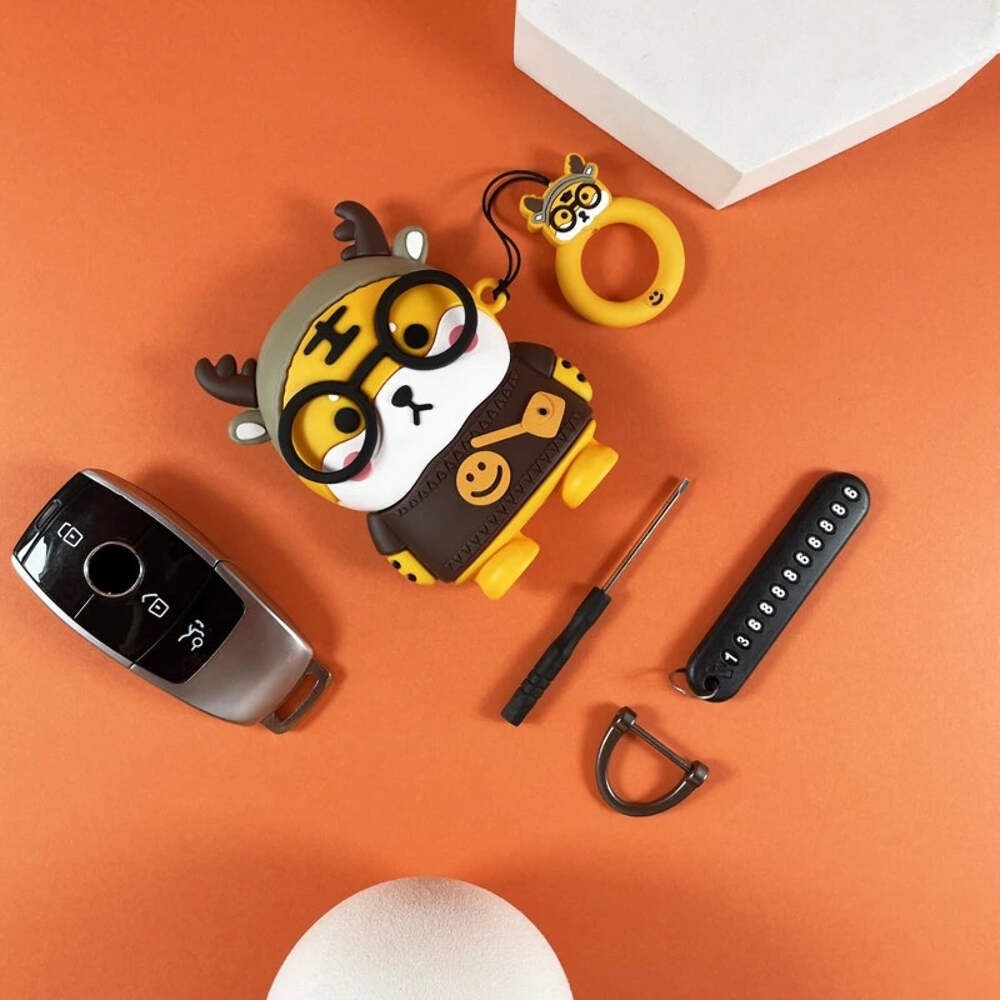 Cartoon Car Key Cover – Cute Silicone Key Protector