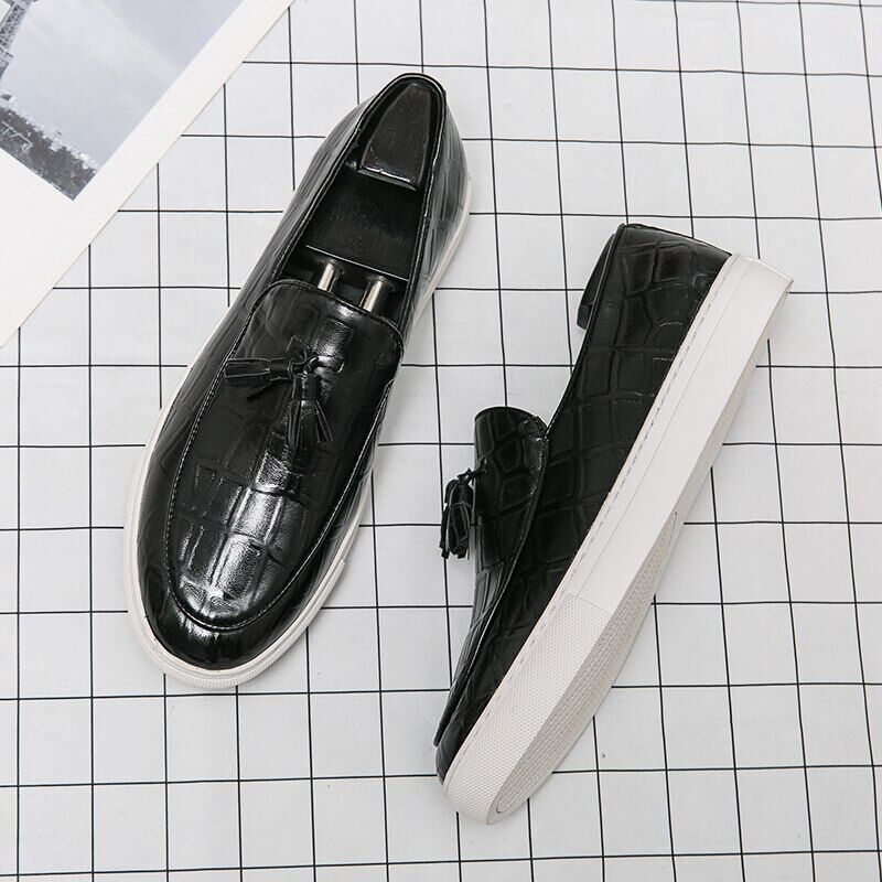 Red Men's Shoes Slip-On Spring Autumn Sneaker Casual Shoes Men Shoes