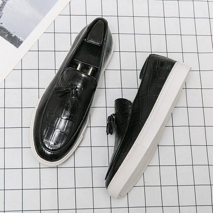 Red Men's Shoes Slip-On Spring Autumn Sneaker Casual Shoes Men Shoes