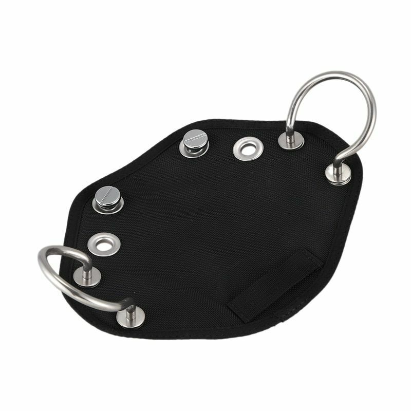 Scuba Diving Sidemount Buttplate BCD Accessories Hanging Board Bolts Nylon Black