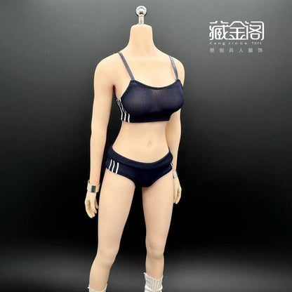 1/6 Female Athletic Tank Top And Shorts Set for 12" PH TBL Action Figures