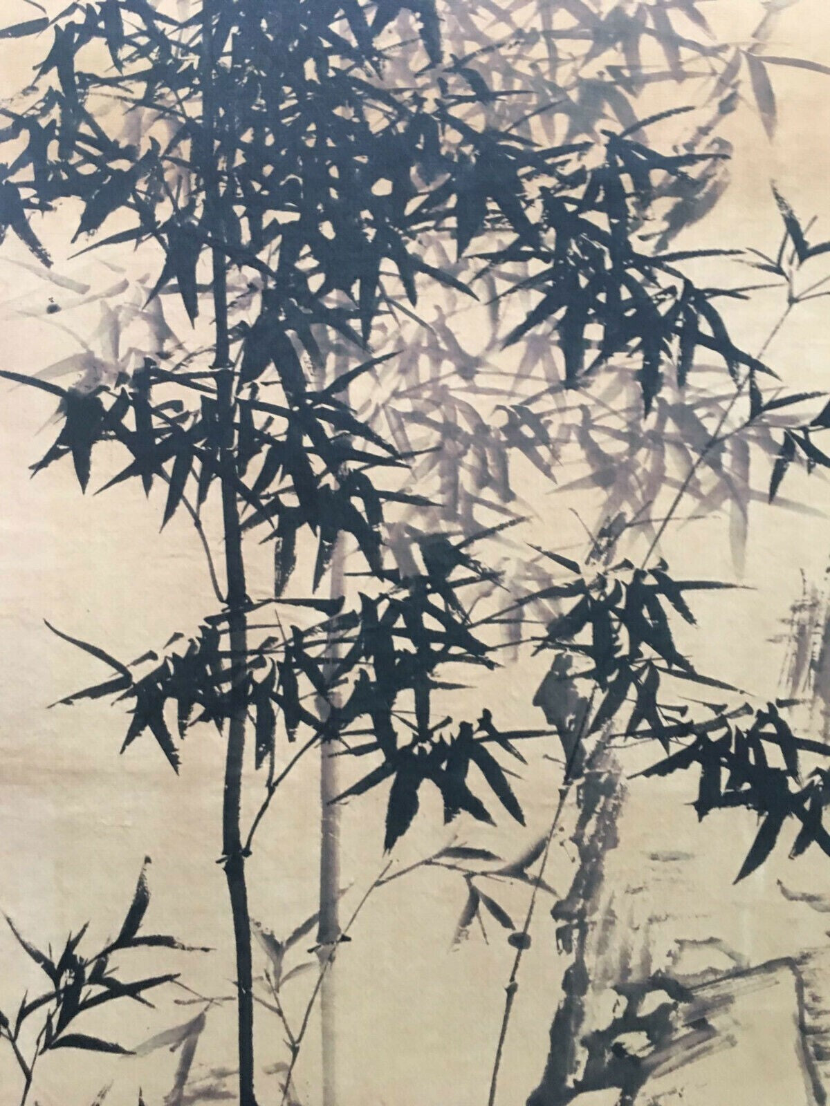 Chinese Rice Paper Picture Zheng Banqiao's bamboo Painting