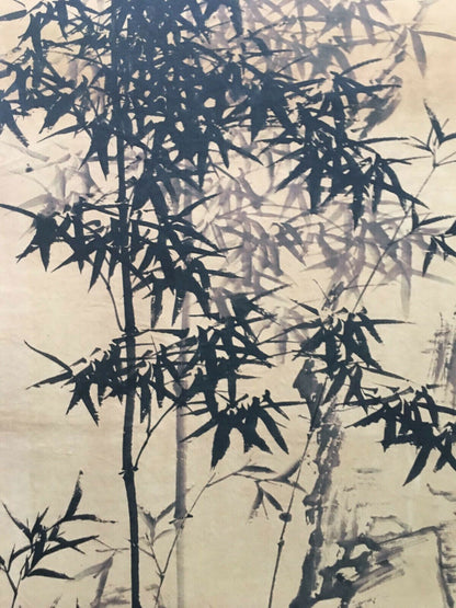 Chinese Rice Paper Picture Zheng Banqiao's bamboo Painting
