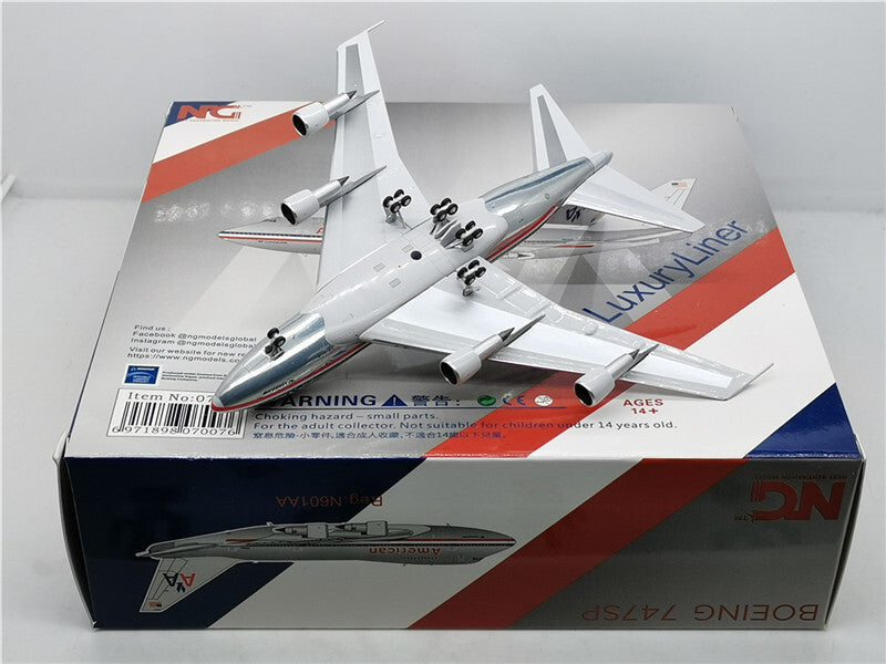 NG MODEL for AMERICAN for BOEING B747SP LUXURYLINER N601AA 1/400 Aircraft Model