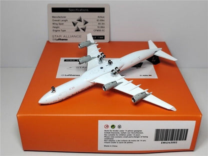 1:400 JC Wings Lufthansa STAR ALLIANCE AIRBUS A340-300 Airplane Diecast Model
