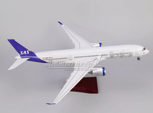 47CM 1:142 SAS Scandinavian AIRBUS A350 Airplane Landing Gear Resin Plane Model