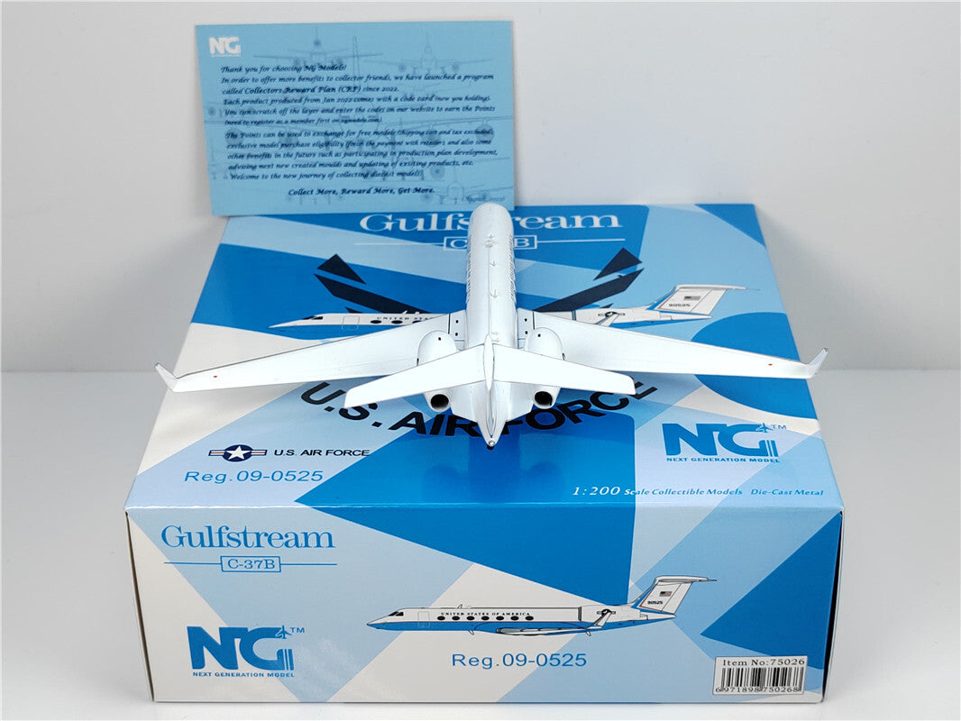 1:200 NG Model U.S.AIR FORCE Gulfstream C-37B Airplane Diecast Aircraft Model