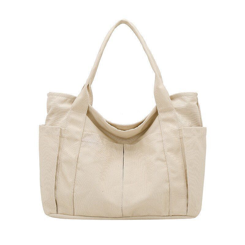 Tote Bag Large Capacity Handbag Canvas Shopper Purse Shoulder Bag 51x36x15.5 CM