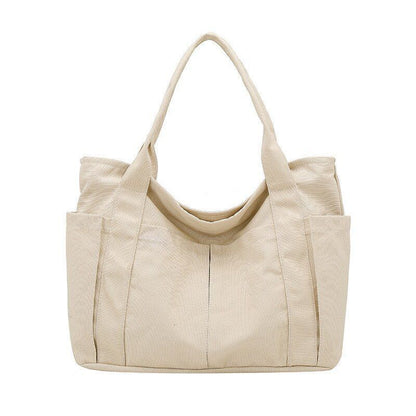Tote Bag Large Capacity Handbag Canvas Shopper Purse Shoulder Bag 51x36x15.5 CM