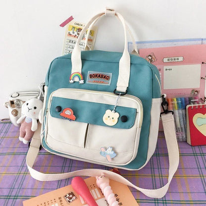 Backpack Student College Schoolbag Book Backpack Fashion Shoulder Bag 28*31*10CM