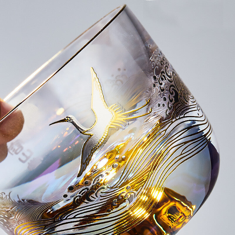 Creative Tea Cup Glass Master Cup Thicker Multi-color Personal Kungfu Tea Cup