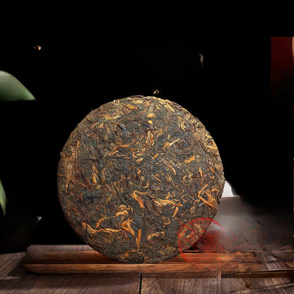 1pc Pu'er Tea Ripe Tea Cake Yunnan Ancient Tree Tea Ripe Pu Erh Tea Cake